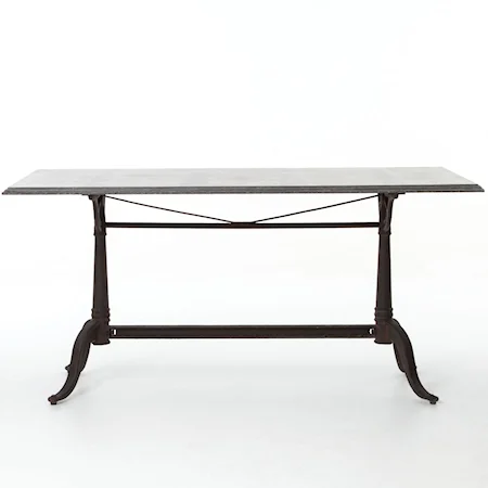 Parisian Dining Table with Bluestone Top