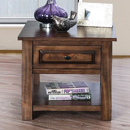 Transitional End Table