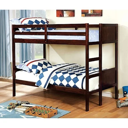 Transitional Full over Full Bunk Bed