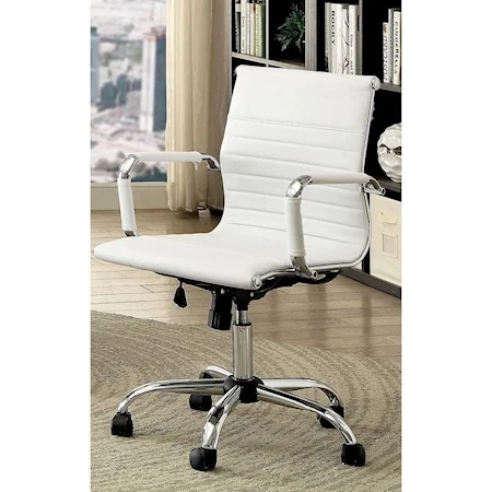 Contemporary Low Back Office Chair with Casters