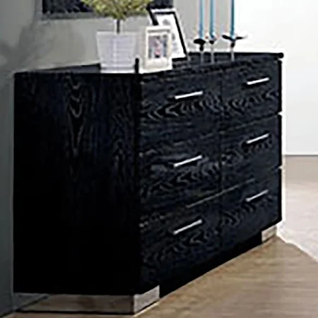 Contemporary 6-Drawer Dresser