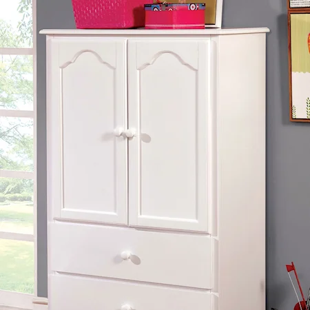Armoire with Hanging Rod