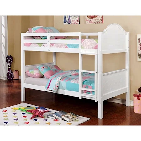 Traditional Twin/Twin Bunk Bed