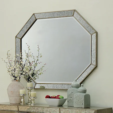 Contemporary Beveled Mirror