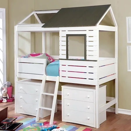Twin Size House Bed