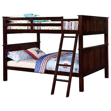 Transitional Full over Full Bunk Bed