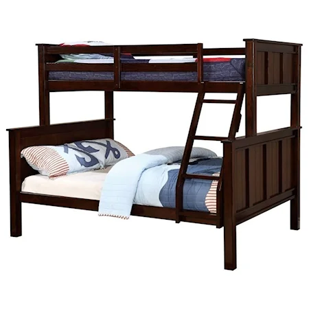 Transitional Twin over Full Bunk Bed