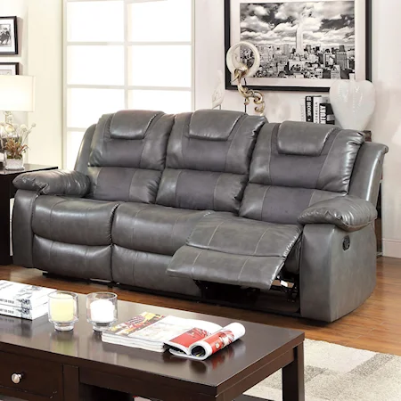Reclining Sofa with Drop-down Table