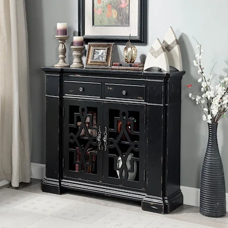 Transitional Hallway Cabinet