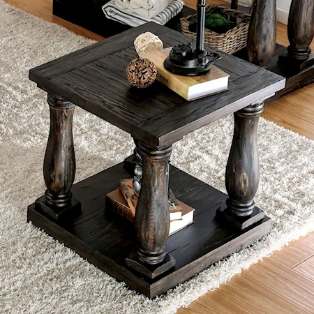 Transitional End Table