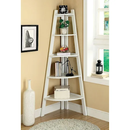Corner Ladder Shelf