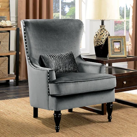 Traditional Wing Back Chair