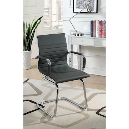 Contemporary Office Chair with Metal Cantilever Base