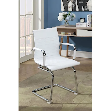 Contemporary Office Chair with Metal Cantilever Base