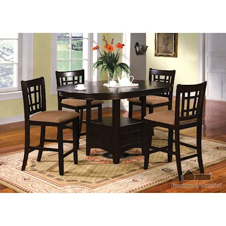 5 Piece Counter Height Table Set