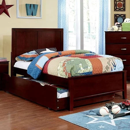 Twin Transitional Bed with Trundle Unit
