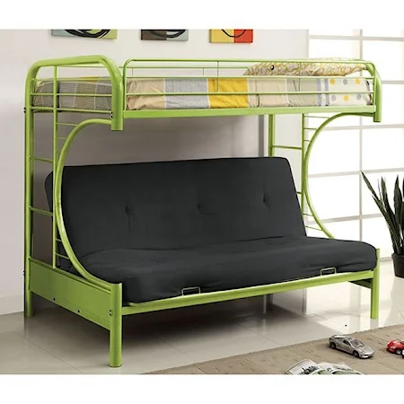 Twin Loft Bed with Futon Base