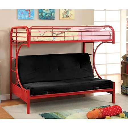 Twin Loft Bed with Futon Base