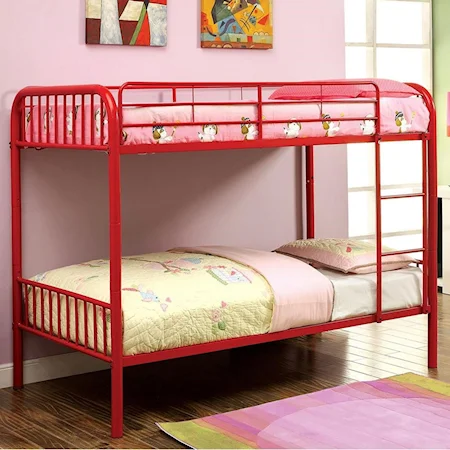 Metal Twin Sized Bunk Bed