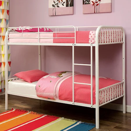 Metal Twin Sized Bunk Bed