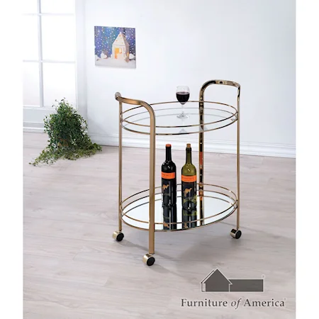 Contemporary Serving Cart