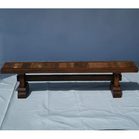 Casual Wood Bench