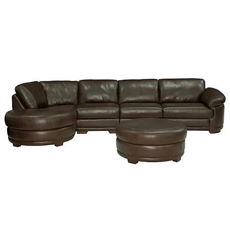 Large Sectional Sofa with Chaise