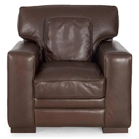 Contemporary Leather Arm Chair