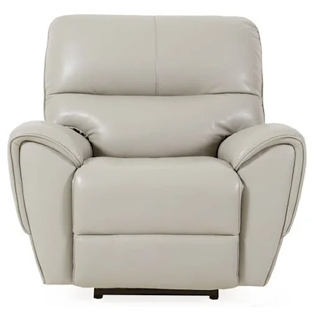 Casual Power Recliner with Power Headrest and USB Port