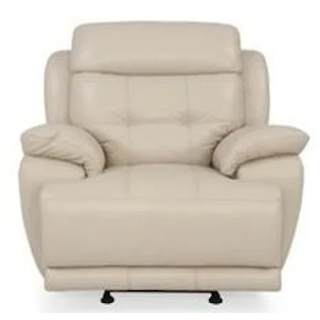 Casual Recliner Chair with Pillow Arms