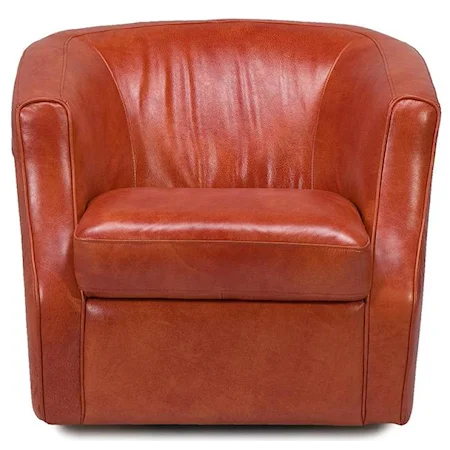 Contemporary Leather Swivel Chair