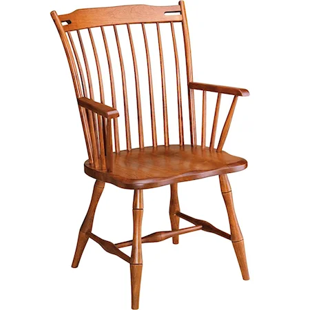 Rod Back Arm Chair