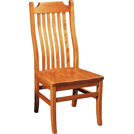 Madison Side Chair with Wood Seat