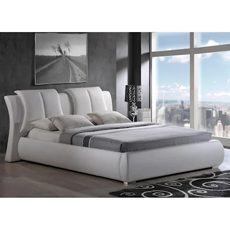 Padded Queen Bed