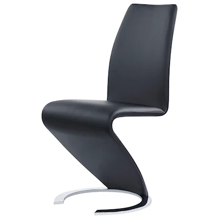 Ultra-Modern Dining Chair With Horseshoe Base
