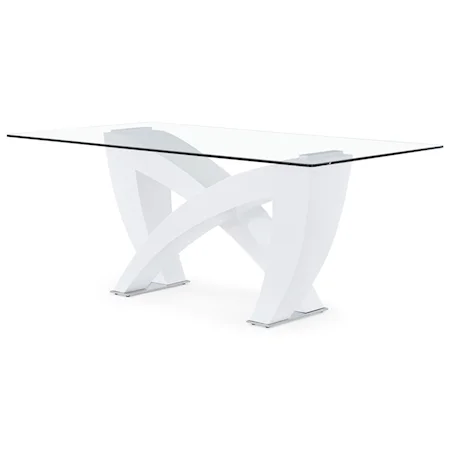 X Style Base Dining Table