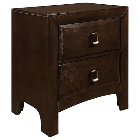 Casual 2 Drawer Nightstand