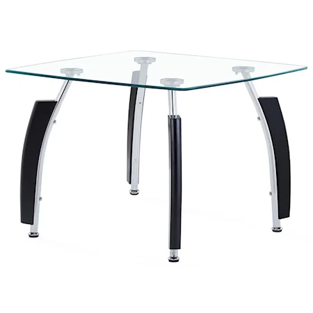 Tempered Glass End Table