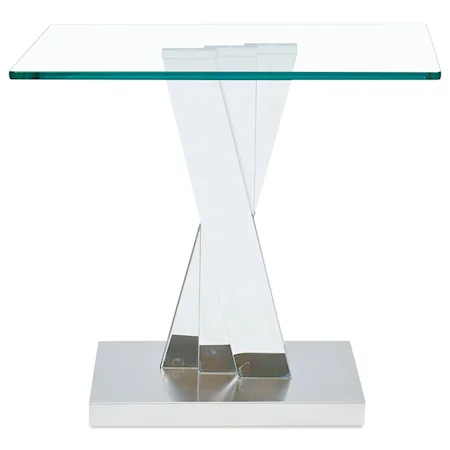 Trifold Base End Table