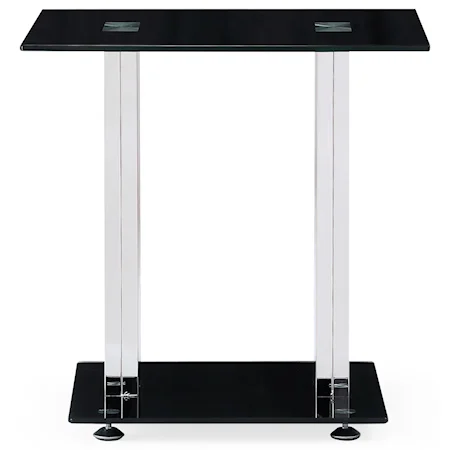 Glass End Table