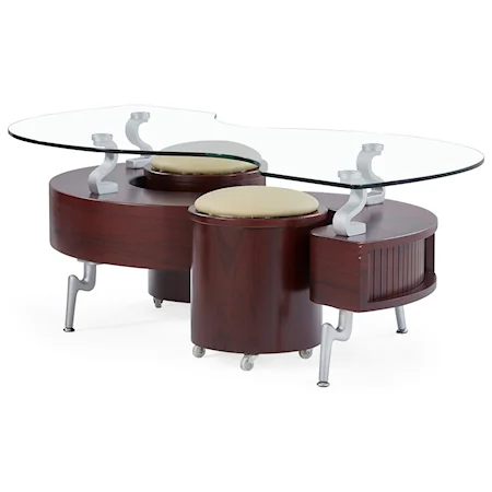 Contemporary Coffee Table With Cushions