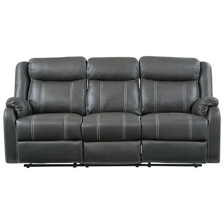 Recline Sofa with Dropdown