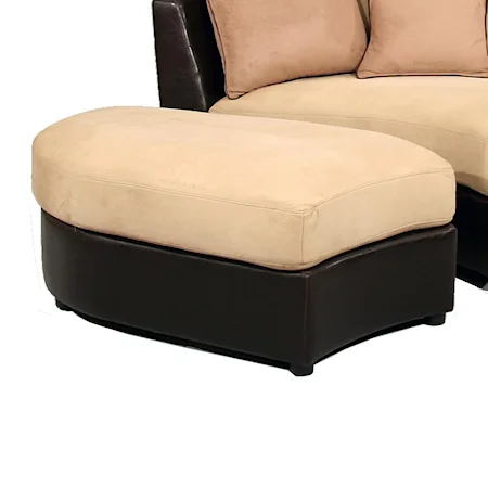 Oversize Shaped Ottoman