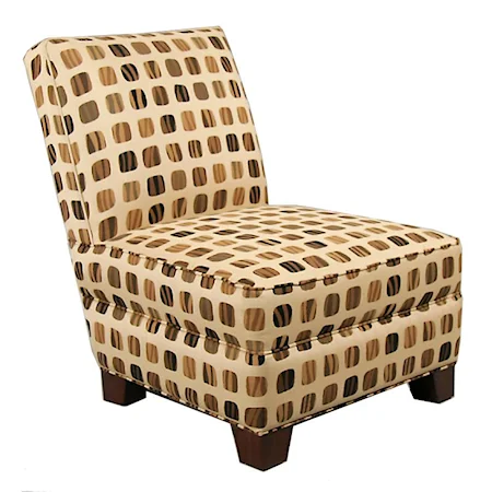 Contemporary Armless Occasional Chair