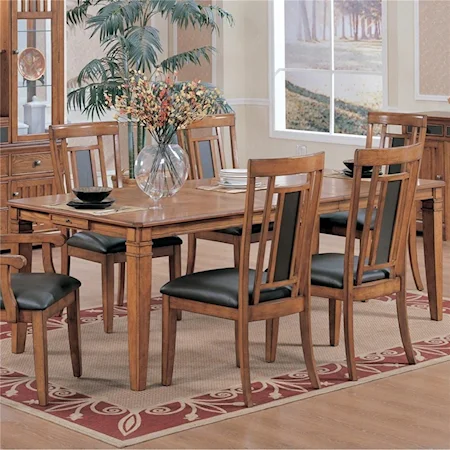 Rectangular Leg Dining Table