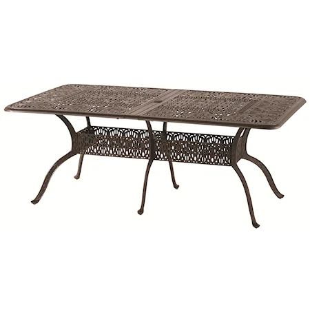 Aluminum Dining Table with 24' Extension