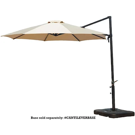 Tan Cantilever Umbrella