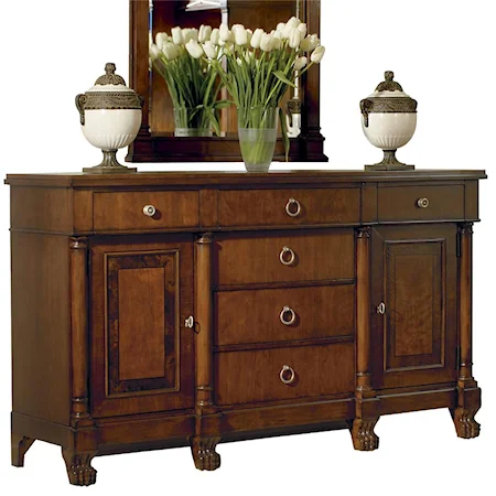 Credenza with Six Drawers