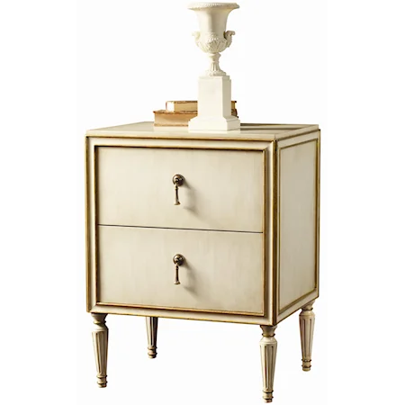 Auberge Night Stand with 2 Drawers