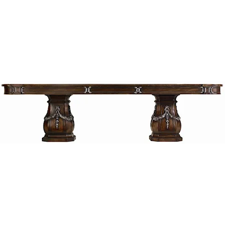 Formal Dining Table with Two Apron Leaves